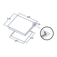 Gaskookplaat Cata 08046410 1000 W - thumbnail