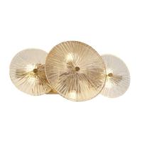 Searchlight PlafondlampWagon Wheel goud - 88210-6BZ - thumbnail