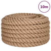 VidaXL Touw 10 m lang 50 mm dik jute - thumbnail