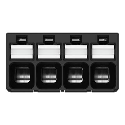 WAGO 2086-1104 Printklem 1.50 mm² Aantal polen 4 Zwart 1 stuk(s)