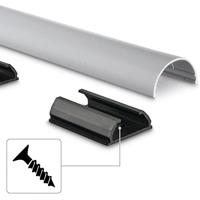 Hama Alu-kabelkanaal Halfrond 110/3,3/1,8 Cm Zilver - thumbnail