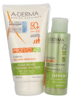 A-Derma Protect AD Cream SPF50+ Set 250 ml Zonbescherming - thumbnail