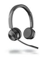 HP Poly Savi 7220 Stereo DECT On Ear headset DECT Stereo Zwart Volumeregeling, Microfoon uitschakelbaar (mute) Computer - thumbnail