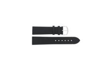 Horlogeband Universeel G154 Leder Zwart 20mm - thumbnail
