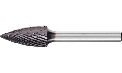 PFERD TOOLS 21122724 Freesstift Spitsboog Lengte 65 mm Afmeting, Ø 12 mm Werklengte 25 mm Schachtdiameter 6 mm PFERD TOOLS 21122724 Freesstift Spitsboog Lengte 65 mm Afmeting, Ø 12 mm Werklengte 25 mm Schachtdiameter 6 mm