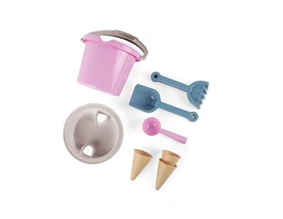 Dantoy Thorbjorn emmer en ijshoorn set roze