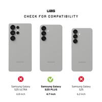 Urban Armor Gear Pathfinder Outdoor telefoonhoes Samsung Galaxy S25+ Zwart Inductieve lading, Stootbestendig - thumbnail