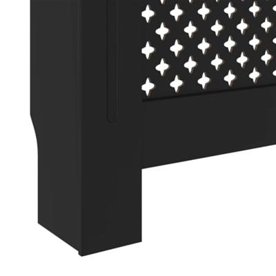 Radiatorombouw 78 cm MDF zwart - thumbnail