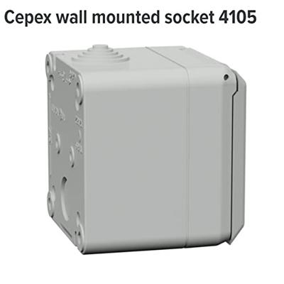 MENNEKES Mennekes 4105 CEE-wandcontactdoos 16 A 5-polig 400 V 1 stuk(s)