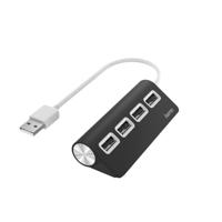 Hama 00200119 interface hub USB 2.0 480 Mbit/s Zwart - thumbnail