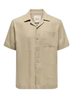 Only & Sons Laurence Linnen Resort Shirt - thumbnail