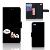 Huawei Ascend P8 Lite Leuk Hoesje Cow - thumbnail