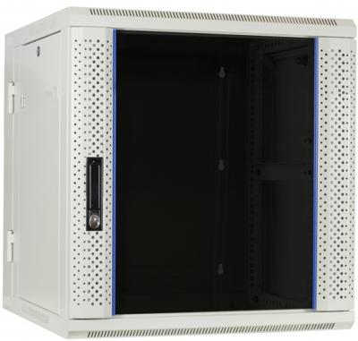 DSI 12U witte wandkast (kantelbaar) met glazen deur - DS6612W-DOUBLE server rack