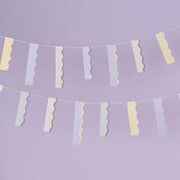Ginger Ray slinger wavy pastel 5 m | 20 stuks - thumbnail