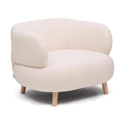 Kave Home Luisa fauteuil bouclé Ecru