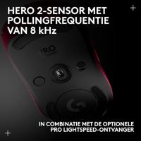 Logitech G PRO 2 LIGHTSPEED Pink Draadloze Gaming muis - thumbnail