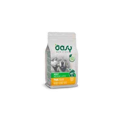 OASY One Animal Protein Adult Medium/Large Pork - droog hondenvoer - 12kg