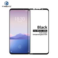 PINWUYO 9H 2.5D Full Screen Tempered Glass Film for Meizu 16XS(Black) - thumbnail