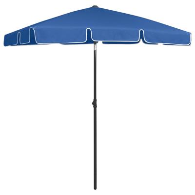 VidaXL Strandparasol 180x120 cm azuurblauw