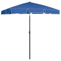 VidaXL Strandparasol 180x120 cm azuurblauw - thumbnail