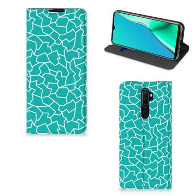 OPPO A5 (2020) | A9 (2020) Bookcase Cracks Blue