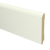 MDF Eigentijdse plint 120x15 voorgelakt RAL9010 - lengte 240cm - thumbnail