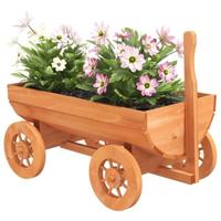 Wagen decoratief 70x43x54 cm massief vurenhout - thumbnail