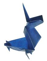 Transparant origami papier, 500 vierkante vellen FOLIA doorzichtig - thumbnail