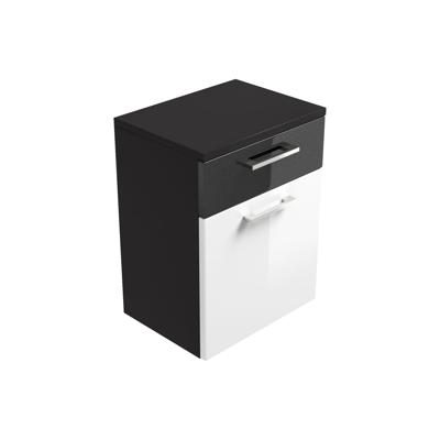 Lage badkamerkast Ilse Walnoot Wit Lage badkamerkast Ilse Walnoot Wit