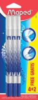 Maped inktuitwisser blister 4 + 2 stuks - thumbnail