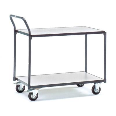 Fetra Hauptartikel 1840 Tafelwagen ESD Staal Laadvermogen (max.): 250 kg Leigrijs (RAL 7015) Fetra Hauptartikel 1840 Tafelwagen ESD Staal Laadvermogen (max.): 250 kg Leigrijs (RAL 7015)