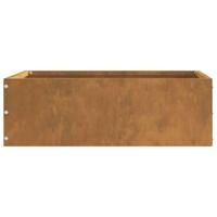 VidaXL Tuinrand roestig 40 x 40 x 13 cm cortenstaal - thumbnail