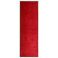 VidaXL Deurmat wasbaar 60x180 cm rood - thumbnail