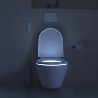 Duravit SensoWash D-Neo douchewc compact rimless diepspoel 37.8x57.7cm met closetzitting wit 654000012004300 - thumbnail