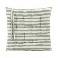Zitkussen Pyke - groen/ecru - 40x40x5 cm - thumbnail