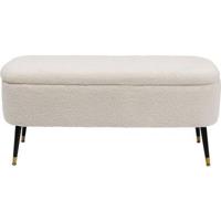 Kare Bank met opbergruimte Rico White - thumbnail