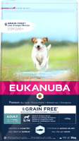 Eukanuba Adult S/M graanvrij zeevis hondenvoer 2 x 3 kg - thumbnail