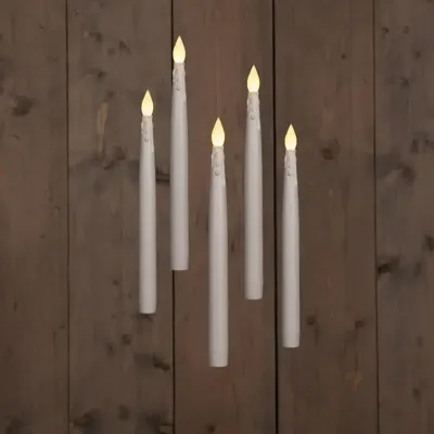 Zwevende LED Kaarsen met Toverstaf 27cm 5st