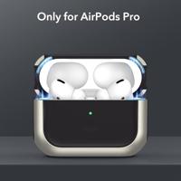 ESR voor Airpods Pro 2 hoesje, Airpods Pro hoes ontworpen voor MagSafe, Orbit Hybrid Cover met HaloLock compatibel met AirPods Pro (2023/2022/2019,2e/1e generatie), hybride valbescherming, zilver - thumbnail