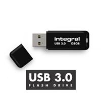 Integral INFD128GBNOIR3.0 USB flash drive 128 GB USB Type-A 3.2 Gen 1 (3.1 Gen 1) Zwart - thumbnail