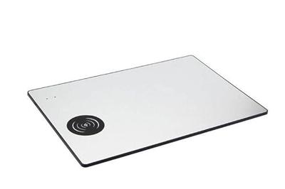 Mat met draadloze oplader Subblim SUB-MP-10WAL01 Zwart Aluminium Mat met draadloze oplader Subblim SUB-MP-10WAL01 Zwart Aluminium