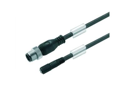 Weidmüller 1984530150 Sensor/actuator connector, geassembleerd M12 Aantal polen (sensoren): 3 Stekker, recht, Bus, recht 1.50 m 1 stuk(s)