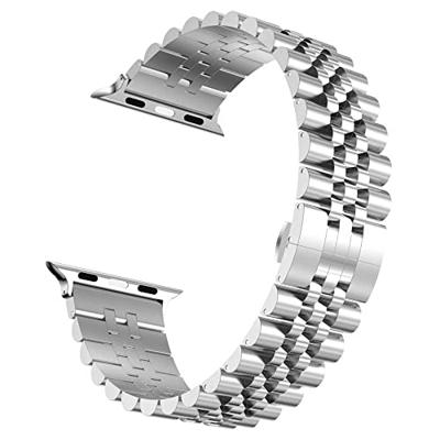 Metalen schakelband - Zilver - Geschikt voor Apple watch 38mm / 40mm / 41mm / 42mm