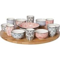 Cosy & Trendy Serveerset (Serveerschaal + Schalen) Delirio 14-delig - thumbnail