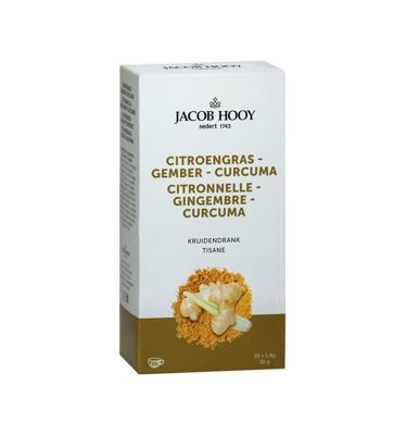 Jacob Hooy Citroengras Gember Curcuma Kruidendrank