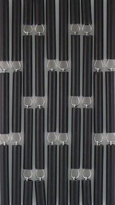 Vliegengordijn Hulzen Verspringen Antraciet - 100cm x 240cm Vliegengordijn Hulzen Verspringen Antraciet - 100cm x 240cm