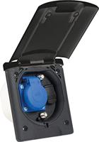 AS Schwabe 62474 Stopcontact (inbouw) IP44 Zwart - thumbnail