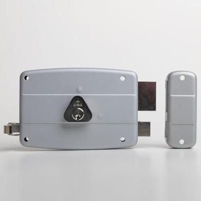 Cisa 50420.50.1 oplegslot met losse buitencilinder doornmaat 50 mm zilver - Din L