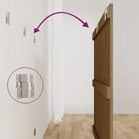 Wandhoofdbord 127,5x3x90 cm massief grenenhout honingbruin - thumbnail