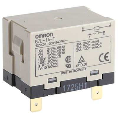 Aratas G7L-2A-T 200/240AC Powerrelais 240 V/AC 25 A 2x NO 1 stuk(s) Bag